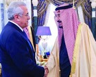 الرئيس سليمان مع خادم الحرمين الشريفين